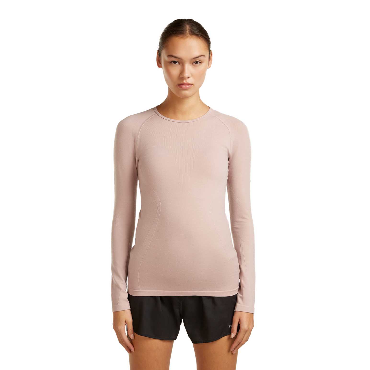 Icebreaker W Merino Blend 260 ZoneKnit Seamless LS Crewe